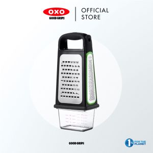 OXO GoodGrips® Etched Box Grater with Removable Zester