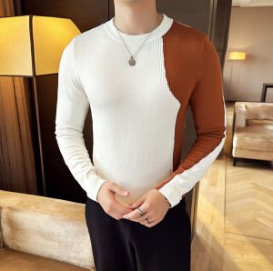 Áo len nam phối màu tinh tế cao cấp hiện đại - N65