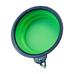 Light weight Silicones Dog Bowl High Temperatures Resistant Bowl Convenient Dish for Travel and Outdoor