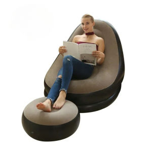 Sofa Santai Angin Intime / Kursi Santai Sandaran Kaki / Kursi Santai Dengan Sandaran Kaki+pompa kaki