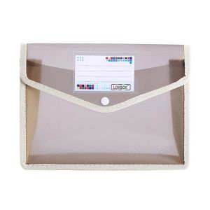 MMLUCK Snap-loại Trong suốt Văn phòng Đồ dùng học tập Văn phòng phẩm Pouch Dữ liệu Túi Thư Mục tập tin Tài liệu Tổ Chức Organ Tập Tin Túi Giấy Lưu Trữ Túi