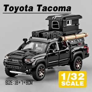 LEO 1:32 Toyota Tacoma Travel Edition Diecast Model Car Alloy Cars Toys Collection Gift For Kids Boy Girl