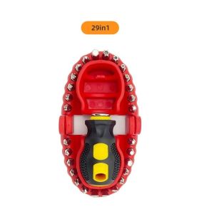 HUGHES Multi-functional Screwdriver Set High Hardness ic CR-V Portable Screwdriver Convenient 28pcs ic Drill Bit Household Hardware