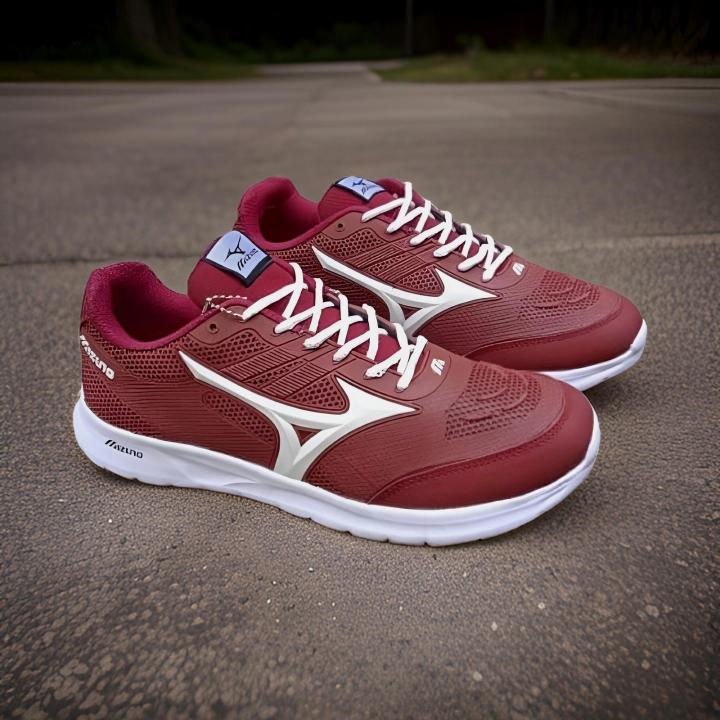 Sepatu Sneaker Red Maroon Ukuran Jumbo Besar Big SIze 44 45 46 47 48