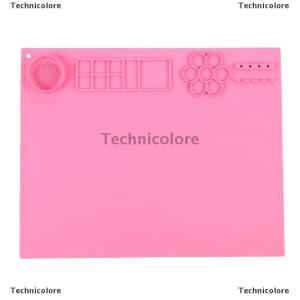 [COD] Technicolore Silicone Painting MatLarge Silicone Art Mat Art Mat With Cup Easy Clean Up Protects Surfaces Perfectly. For Paint Color