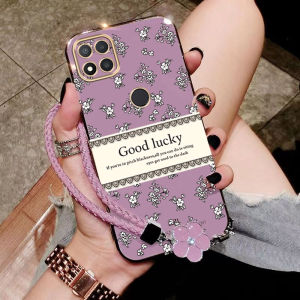 Casing redmi 9c redmi 10a xiaomi redmi 9c phone case Softcase Electroplated silicone shockproof Protector Smooth Cover new design  aesthetic luxury R Bracelet for girl DDXYBH01