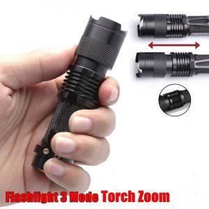 ไฟฉาย Flashlight 3 Mode 1000LM Torch Zoom (มีสินค้าพร้อมส่งในไทย)