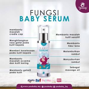 TMY08509763 youbaby + 4 freegift cream  shower serum youbaby selsema kahak batuk demam gatal demam kuning kayap panau