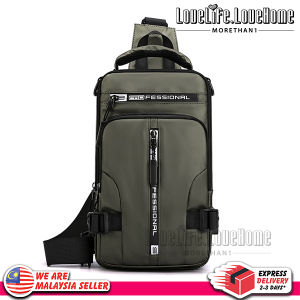 MORETHAN1 Waterproof Sling Bag Crossbody Backpack for Men Women Hiking Daypack Multipurpose