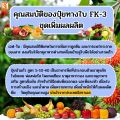 ปุ๋ยน้ำ FK-3 ชุดเพิ่มผลผลิต โปแตสเซียมสูง สำหรับพืชออกผล ผลใหญ่ แข็งแรง มีน้ำหนัก ผลผลิตดี โดย FK ขนาด 2 กิโลกรัม. 