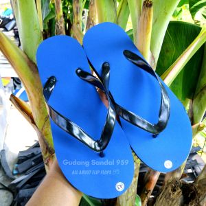 SENDAL JEPIT ANAK CEWEK DAN COWOK LUCU WARNA BIRU TERMURAH