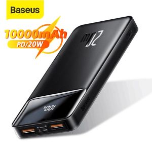 Baseus Sạc Dự Phòng 10000mAh Bộ sạc di động USB C PD 20W Sạc nhanh với màn hình LED hiển thị dung lượng cho iPhone 13/12 Pro Max 11 Ipad Điện thoại di động Samsung  Xiaomi