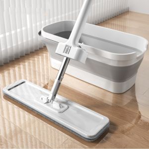 [HCM] Cây lau nhà tự vắt khăn lau microfiber thấm hút tốt làm sạch hiệu quả -Randy