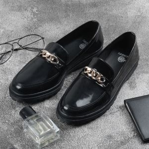 DENZEL Sepatu Slip On wanita Formal Hitam DZ 154