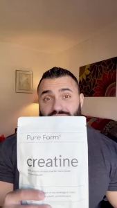 Pure Fornn Ultra-Micronized Creatine Monohydrate Unflavored Powder Building Strength and Muscle active proth in for gym