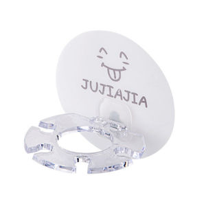 Punch-free toothbrush holder Single creative rack wall-mounted bathroom multi-functional toothpaste holder toothbrush holder smiley face flowers