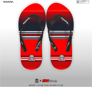 SV7N 087 Sandal Jepit Pria Dewasa UK 36-43 Dan Anak anak UK 26-35 Sandal Distro Printing Sendal Pria
