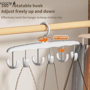 🔥🔥🔥 ไม้แขวนเสื้อชั้นในสำหรับตู้เสื้อผ้าชั้นวางเสื้อกั๊กอเนกประสงค์แบบหมุนได้ ° 360พร้อมตะขอสำหรับแขวนเสื้อทรงหมวกกระเป๋าเข็มขัดประหยัดพื้นที่