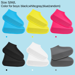 S/M/L/XL anti slip silicone rain shoe cover for rainy days silicone rain boots motorcycle shoes rain cover rain cover shoes for men waterproof shoes rain cover shoes for rain makapal rubber shoes cover for rain rain boots for women long rain boots