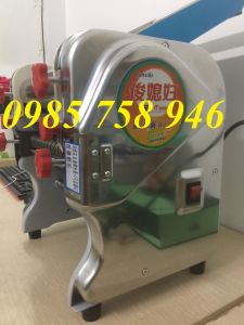 Máy cán mỏng khô heo . Trục cán 22cm mô tơ dây đồng 750W