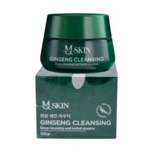 Bột rửa mặt nhân sâm nhụy hoa nghệ tây Mq Skin NL124 giúp làm sạch sâu loại bả nhờn hiệu quả 100g