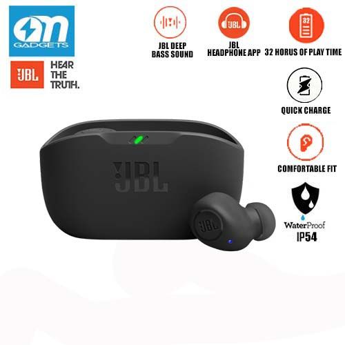 JBL Wave Buds in-Ear Earbuds (TWS) with Mic, App for Customized Extra Bass EQ, 32 Hours Battery and Quick Charge, IP54 Water & Dust Resistance, Ambient Aware & Talk-Thru, Google FastPair (Beige)