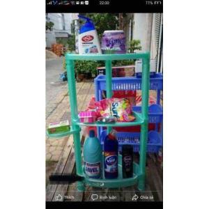 kệ góc nhà tắm 4 tầng