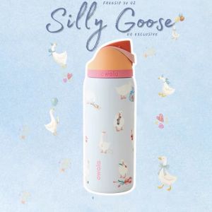 【Special Edition】Owala FreeSip® Silly Goose Stainless steel insulated water bottle|32oz Duck pattern