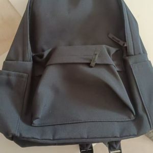 Durable Large Capacity Student Backpack Nylon Casual School Bag Solid Color Adjustable Straps Travel Bag Outdoor Activities2026