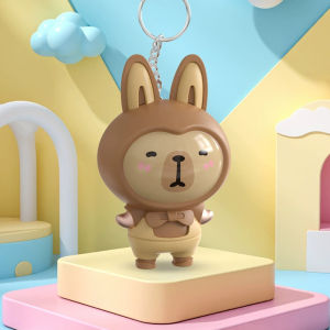 Móc khóa cảm ứng tai thỏ I love U có thể ghi âm nội dung riêng mới nhất 2025