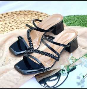 sandal wanita kekinian 2025 sandal wanita dewasa blok heeis hak 5cm