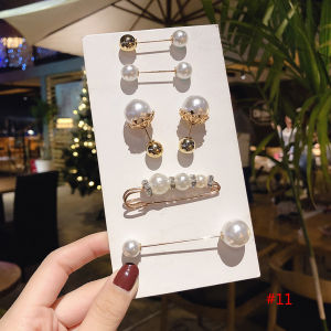 ARTMU Retro Wedding Party Fashion Accessories Bridal Rhinestone 1set Imitation Pearl Sweater Pin Pearl Brooch Shawl Buckle