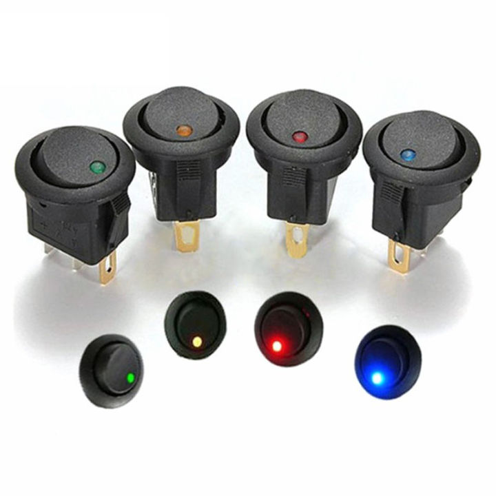 3 Pin 12 Volt LED Light Switch On / Off For Cars | Lazada PH