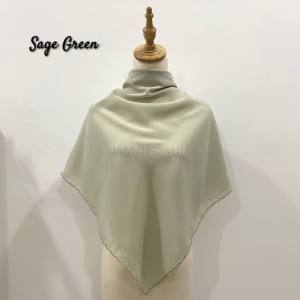BAWAL SULAM BIDANG 50 CHIFFON VOILE | BAWAL SULAM BIKU KLASIK EMBROIDERY IMANI SCARF