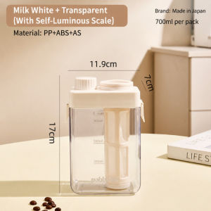 Cold Brew Pot Large Capacity Transparent Graduated With Detachable Filter Sealed Leak Proof For Home