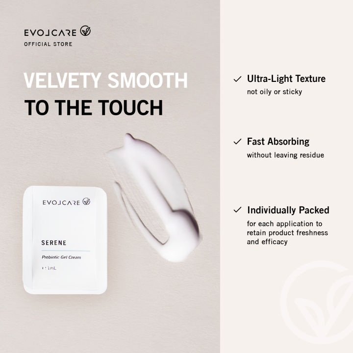Evolcare "Serene" Prebiotic Gel Cream - A velvety gel cream that ...