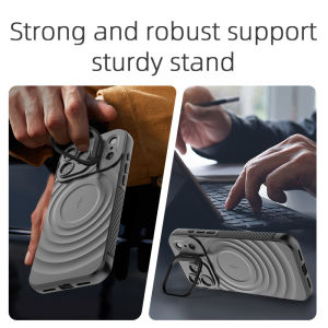 Funda For iPhone 17 Pro Max Magsafe Magnetic Wireless Charging Phone Case For iPhone17 Pro Air 17Pro Max Shockproof Holder Cover
