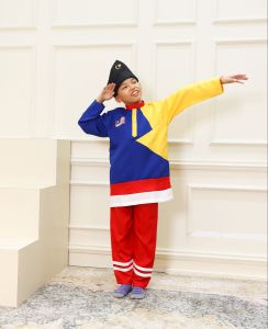 Baju Merdeka Budak Lelaki Bintang Design 2025  (FREE Lencana Jalur Gemilang - Magnet + UV)