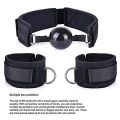 BDSM Bondage Mouth Gag Hand Restraint Ball Gag - Adult Toys for Couple 情趣口塞捆绑手铐. 