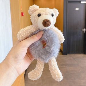 เกาหลีหมีผมแหวนหมีกอดผมเชือกยางรัดหญิงผูกหัวเชือกตุ๊กตาน่ารักเด็กผมผูกอารมณ์อุปกรณ์ผม