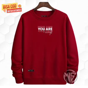 Jacket Sweater Crewneck Pria Wanita Aesthetic Bahan Katun Fleece Tebal dan Lembut Warna Navy Terlaris BISA COD Switer Crunek Cowok Cewek Oversize Ukuran Jumbo Size M L XL XXL Brand Local WEARING