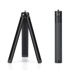 2-in-1 Dji OSMO Pocket 3 Selfie Stick Tripod Aluminum Alloy Extension Rod for Insta360 X5 / Dji Action 5 Pro / Gopro