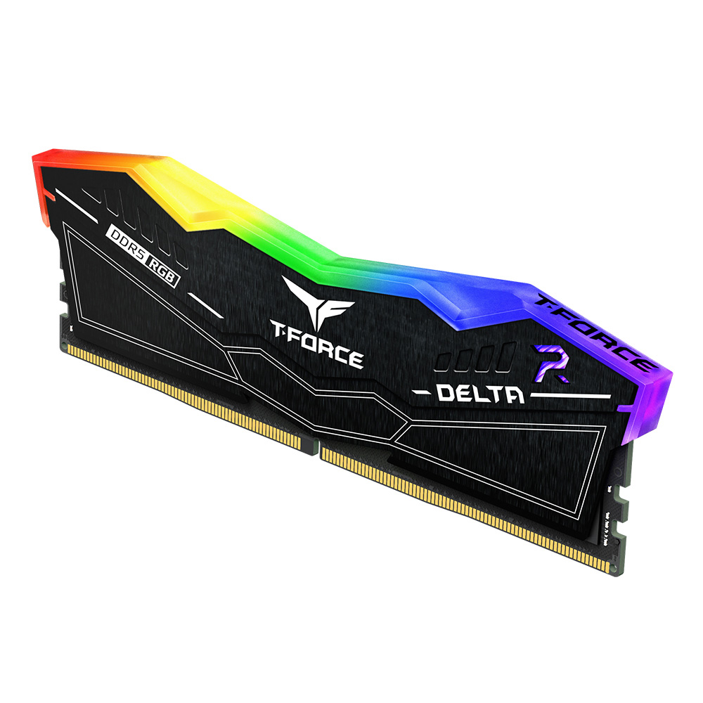 TeamGroup T-Force Delta 64GB (2x32GB) DDR5 6000MHz CL38 RGB Gaming Desktop Memory