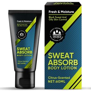 Face AntiperspirantSweat Blocker for Forehead Scalp Cheeks & Upper Lip Matte Finish Lotion for Oily Skin Control Makeup Primer for Men & Women 60ml
