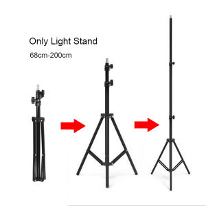 2.1M Tripod Stand with Ring Light 3 Mode LED Dimmable Extendable Selfie Stand Phone Tripod for Video YouTube TikTok Live Photo Studio