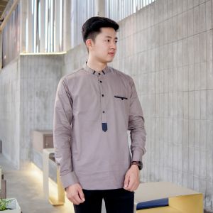 Baju Kurta Dewasa Kemeja Kasual Bahan Katun Toyobo Premium Terlaris Motif Zubed Bisa Cod