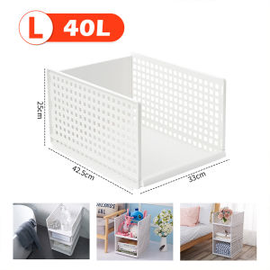 Stackable Storage Box Wardrobe Storage Drawer-Style Box Home Dorm Hotel Storage Organiser Rack Box