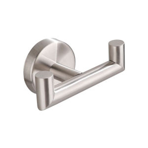 Hypertech Metal Bathroom Double Hook 304 Stainless steel Bathroom Wall Hook Clothes Hook Behind The Door