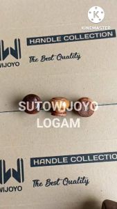 Handle Gagang Laci Lemari Rak (kenop Kayu)