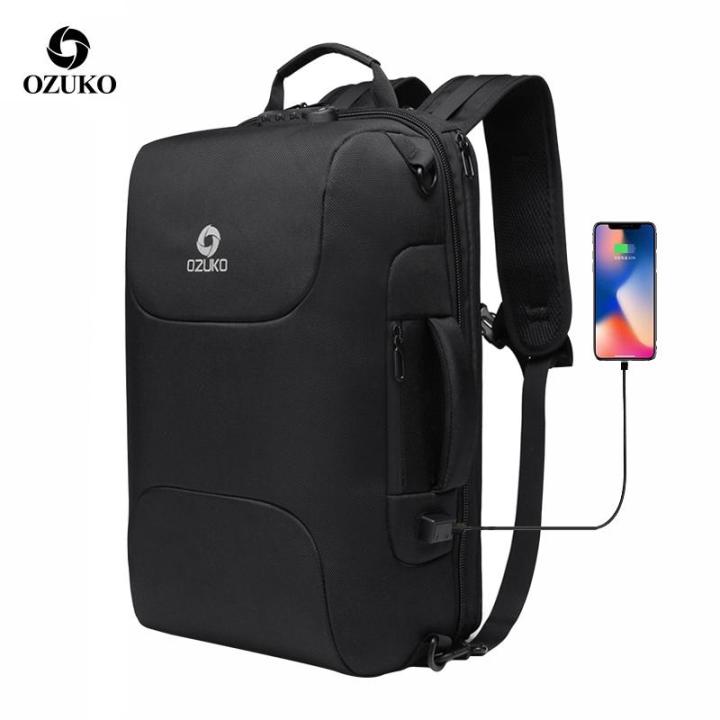 Ozuko Wholesale USB Charging Bagpack Mens Picnic Travel Back Pack Tactical  Custom Picnic Backpack Insulation Coolers Bag